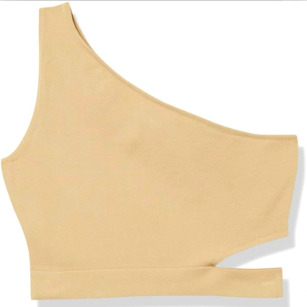 The Drop small one shoulder cut-out knit top.